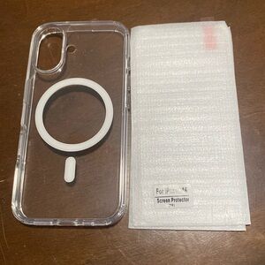 iPhone 16 case and screen protector
